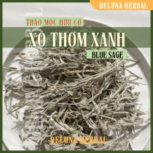 Xô Thơm xanh nguyên lá (Blue Sage) hữu cơ | Deluna Herbal