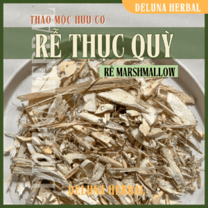 Rễ Marshmallow (Rễ Thục Quỳ) trồng hữu cơ | Deluna Herbal
