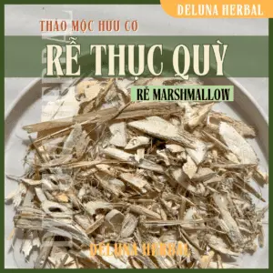 Rễ Marshmallow (Rễ Thục Quỳ) trồng hữu cơ | Deluna Herbal