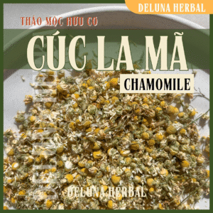 Cúc La Mã (Chamomile) hữu cơ | Sấy lạnh | Hương thơm màu sắc nguyên bản | Deluna Herbal