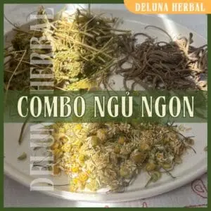 Combo Trà Ngủ Ngon | 100% thảo mộc hữu cơ tự nhiên | Deluna Herbal